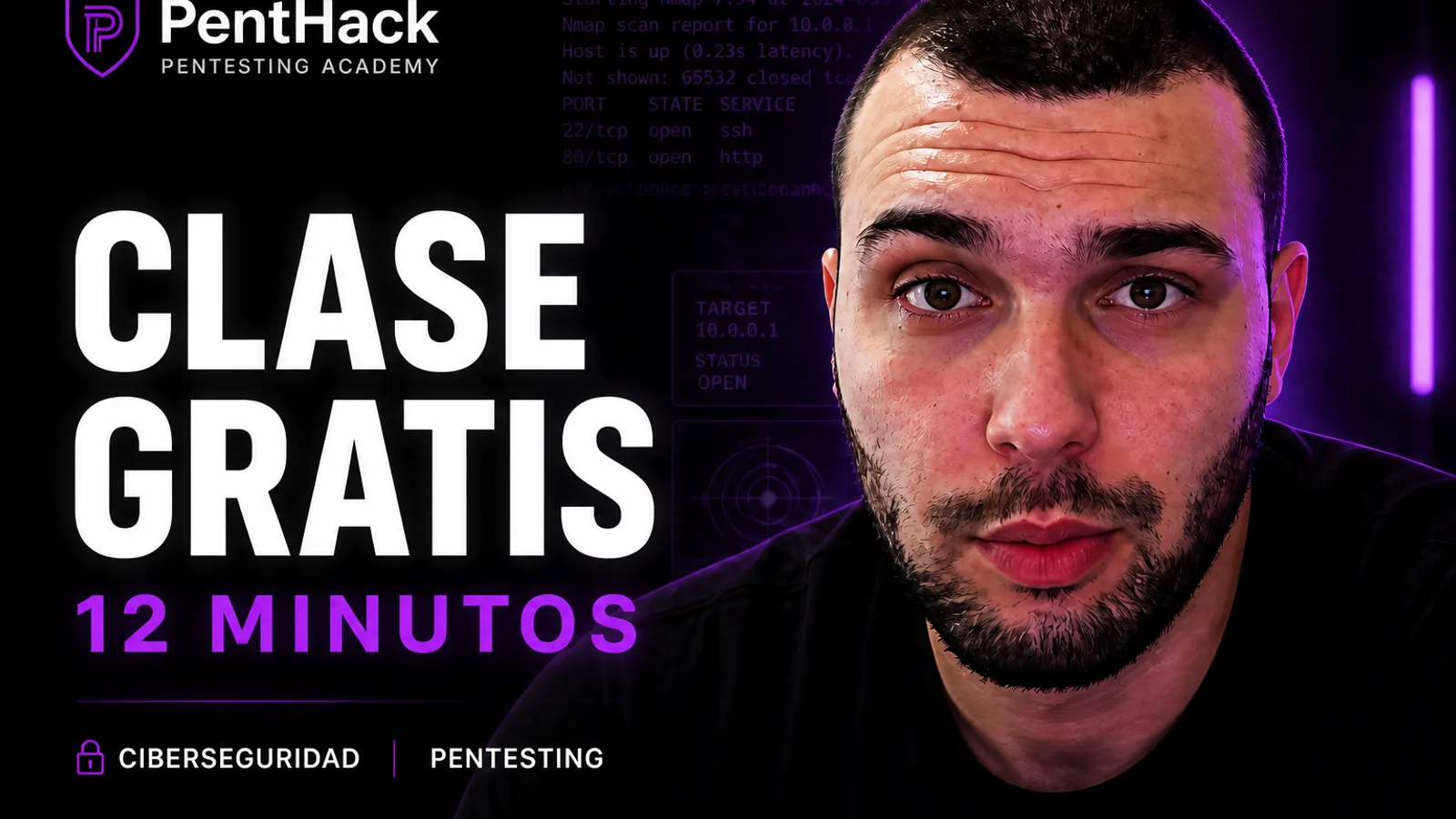 Clase gratuita de pentesting — 12 minutos