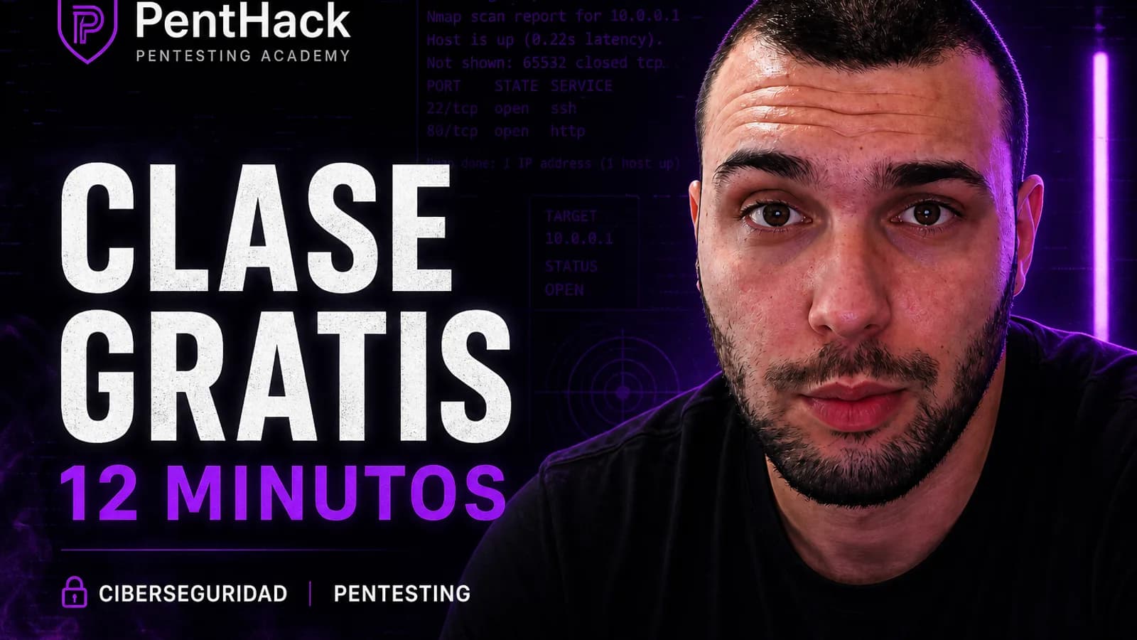 Clase gratuita de pentesting — pulsa para reproducir
